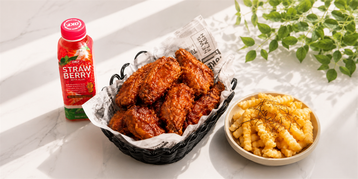 MENU KOREAN CHICKEN FRIED WINGS